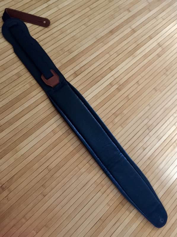 Levy's MSS2-4-DBR Signature Series 4.5" Garment Leather Bass Guitar Strap w/ Heavy Padding image 1