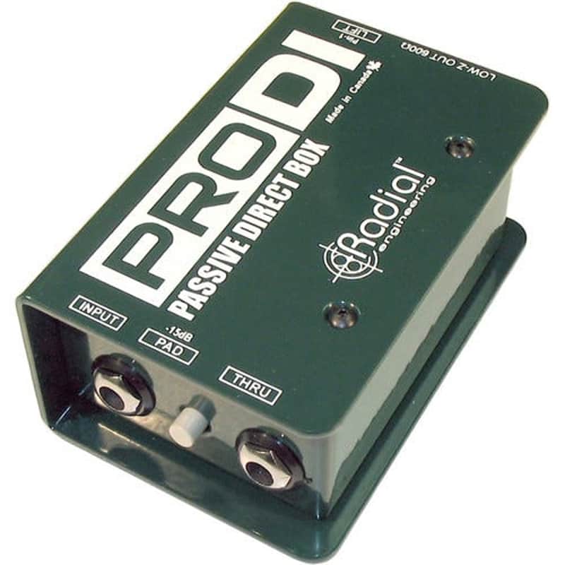 Radial Engineering ProDI 1-Channel Passive Instrument Direct Box image 1