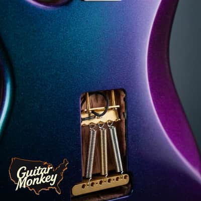Stunning ColorShift Blue/Teal/Purple Replacement HSH Strat North American Alder image 10