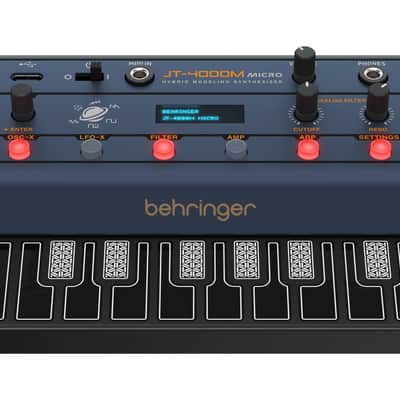 Behringer JT-4000M MICRO 4-Voice Hybrid Synthesizer image 2