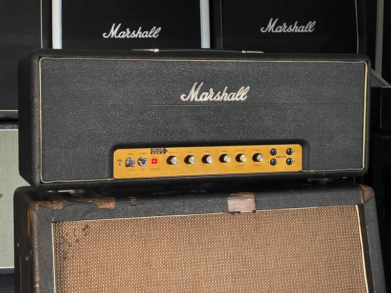 Marshall 1959SLP MK II Reissue - 5881 2-Channel 100-Watt Guitar Amp Head 1993 - Black image 1