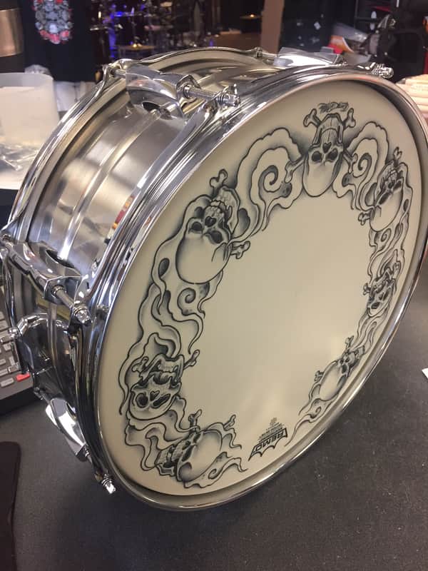 Pearl SH1455S/C 14x5.5" Visions Series Sensitone 8-Lug Steel Snare Drum image 1