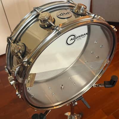 DW Collector's Series Stainless Steel 5.5x14" Snare Drum w/ Nickel Hardware image 4