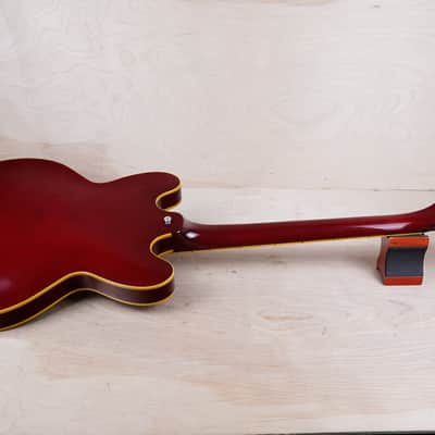 Edwards E-SA-125LTS Semi-Hollow Body With Bigsby MIJ 2013 Cherry Red Japan w/ Bag image 9