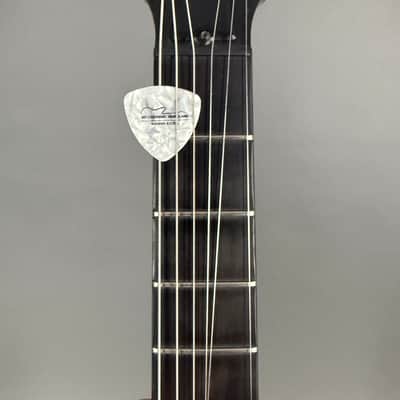 2000 Gibson Les Paul GOTHIC Studio Black in Browncase image 5