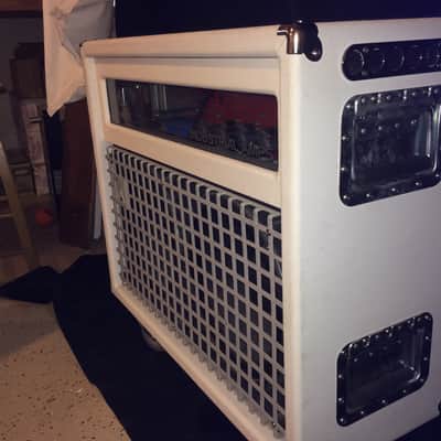 Industrial Amps Rock 120  Combo White Handmade Boutique Tube Guitar Amplifier image 3