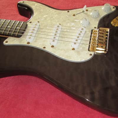 Arbor Strat style guitar 2000's? - Charcoal quilt w/Padded gig bag. image 24