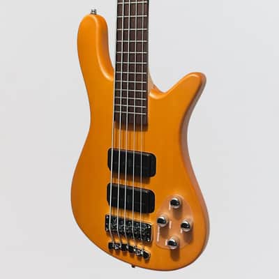 Warwick Rockbass Streamer Standard 5-String Electric Bass Guitar - Honey Violin image 3