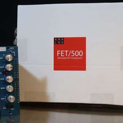 Hairball Audio FET/500 Rev. A 500 Series Compressor / Limiter Module 2010s - Blue image 2