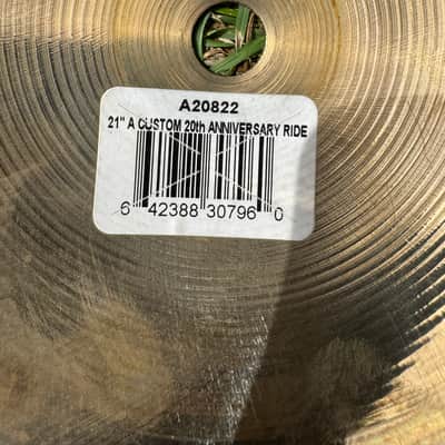 Zildjian A Custom 21" 20th Anniversary Medium Thin Ride image 4