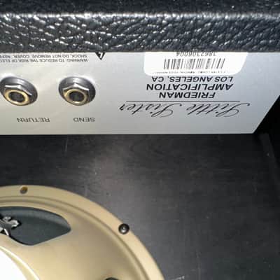Friedman Little Sister 20-Watt 1x12" Guitar Combo 2022 - Present - Black image 7