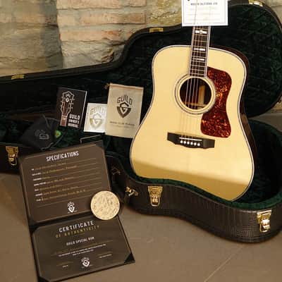 GUILD CUSTOM SHOP GSR Special Run 2023 - D-55 70th Anniversary Madagascar Dreadnought - n.64 di 70 Pezzi al Mondo image 24
