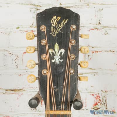 Vintage Gibson 1917 K2 Mandocello Black (USED) image 5