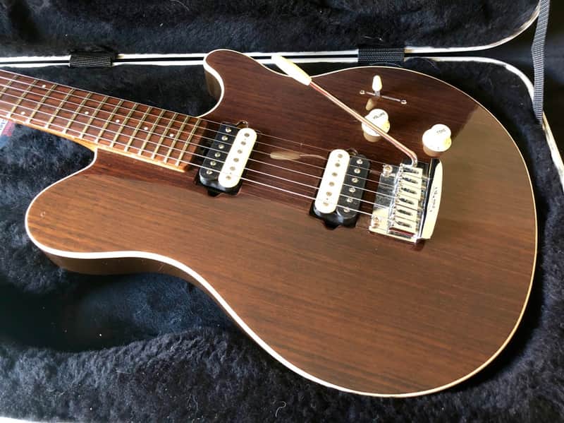 MINT 2014 Musicman Axis Super Sport elec guitar solid rosewood neck and top, Di Marzios, perfection image 1