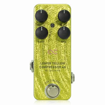 Reverb.com listing, price, conditions, and images for one-control-lemon-yellow-compressor