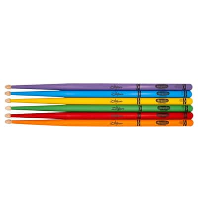Zildjian x Crayola Kids Drumsticks & Pad image 5