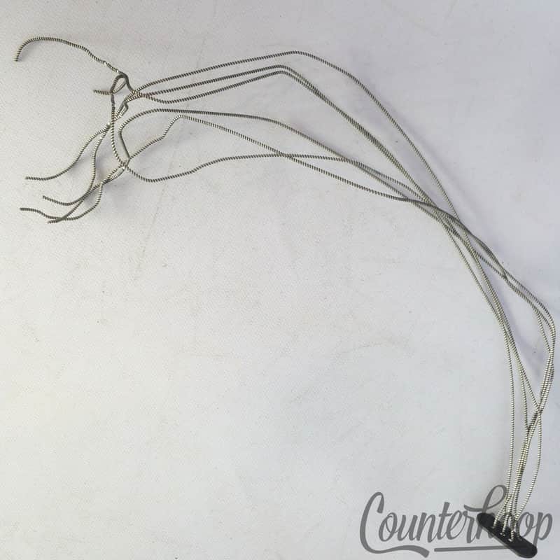 *Ludwig 12" 6-Strands Snare Drum Coiled Silk Wound Wires +Leather Butt Plate USA image 1