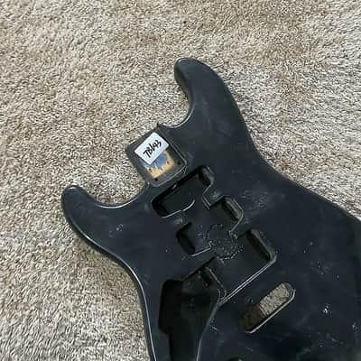 Black HSH Left Handed Guitar Stratocaster Strat Style Basswood Body image 2