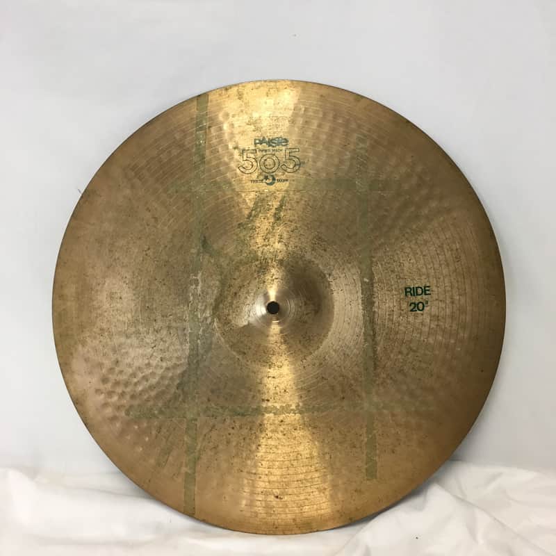 Paiste 20" 505 "Green Label" Ride Cymbal image 1