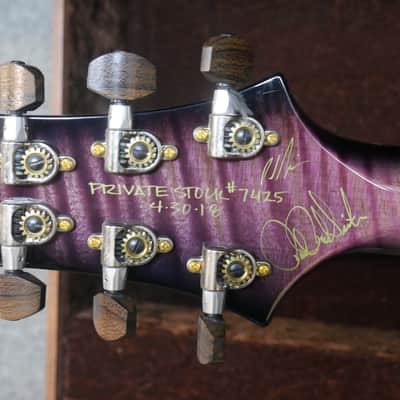 PRS Private Stock Singlecut McCarthy 594 2018 - Black Raspberry Glow Smoked Burst image 19