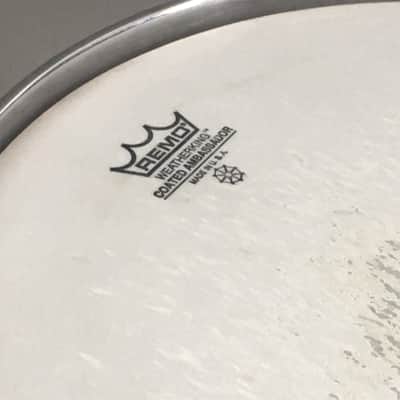 1960s Vintage 14” Snare Drum Tempro MIJ Japan Blue Oyster Pearl Custom Restored Super Rare Made in Japan image 9
