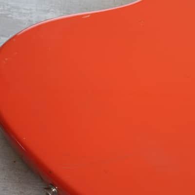 1999 Fender Japan JB75 '75 Reissue Jazz Bass (Fiesta Red) image 12