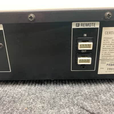Sony CDP-520ES Single CD Player * 1985 * image 10