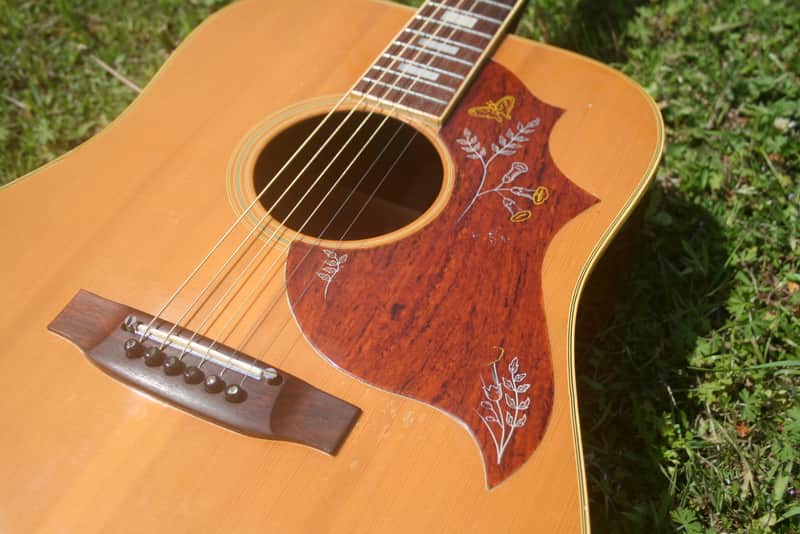 Takamine Elite HM-25 Hummingbird Replica Guitar 1974 Natural+Hard