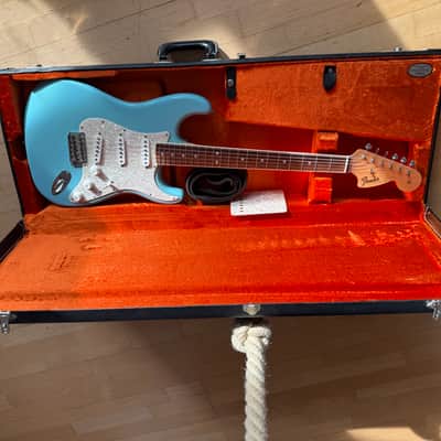 Fender Custom Shop ’66 Strat NOS Daphne Blue - RARE Bound Neck image 5