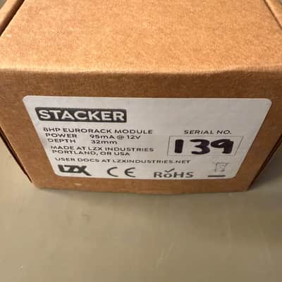 LZX Industries Stacker Eurorack Synthesizer Module 2008 - Present - Black image 4