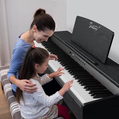 Glarry 88-Key Home Full Weighted Keyboards Hammer-action Keyboard Digital Piano - GDP105 image 20
