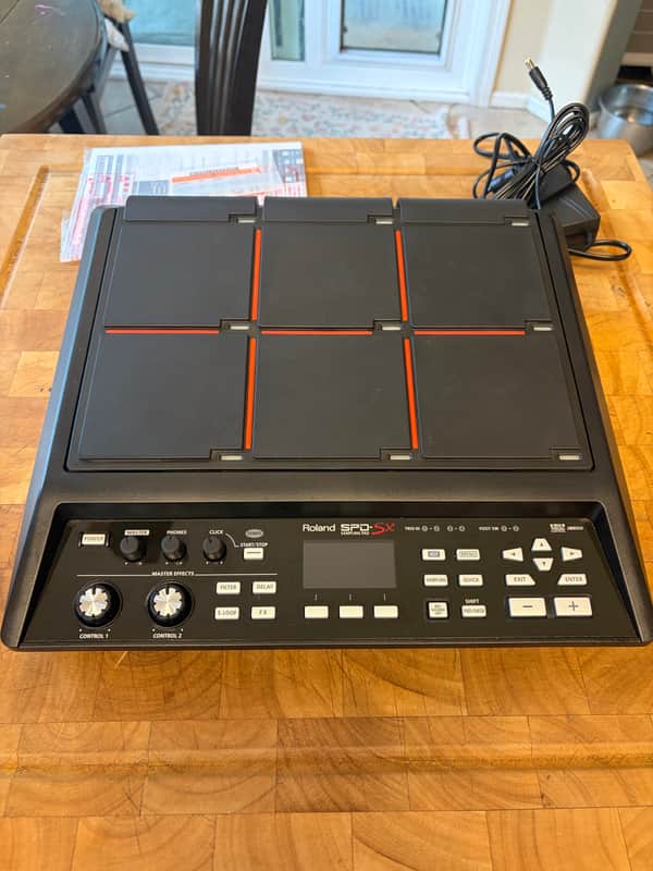 Roland SPD-SX 9-Zone Digital Percussion Sampling Pad 2011 - Present - Black - EXCELLENT image 1