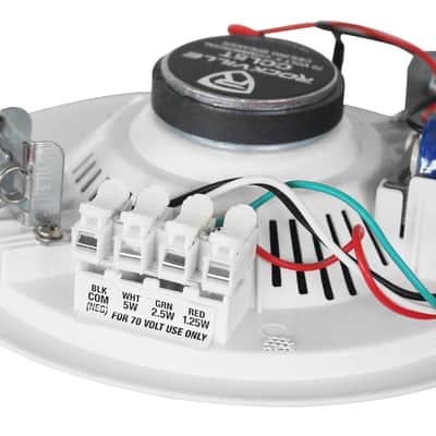 JBL Commercial 70v Amp+(4) White 5" Ceiling Speakers For Restaurant/Bar/Cafe image 12
