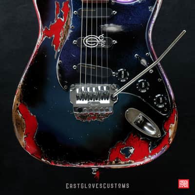 Fender Stratocaster Contemporary E Series Floyd Rose System1 Flip Flop Finish Heavy Aged Relic Rare image 4