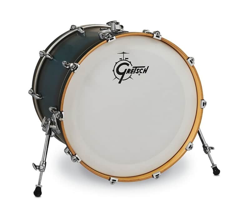 Gretsch GR805.479 RN2-1822B-SABB Bass drum Renown Maple Satin Antique Blue Burst image 1
