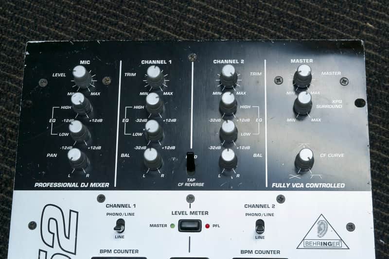 Behringer DX052 2-Channel DJ Mixer Silver | Reverb UK