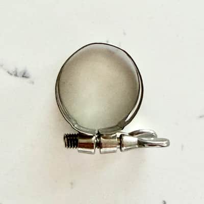 Henri Selmer (Paris) HS* Clarinet Mouthpiece and Selmer USA Silver Plated Ligature - Hard Rubber image 9