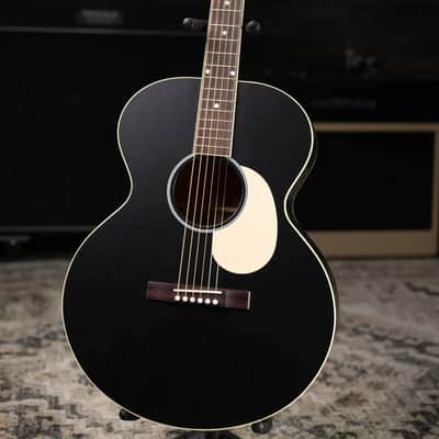 Gibson Century Collection J-185 12-Fret Acoustic Guitar - Ebony with Hardshell Case image 11