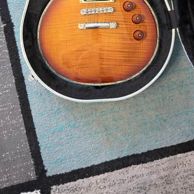 ESP LTD EC-1000 FM with Rosewood Fretboard 2003 - 2017 Amber Sunburst image 2