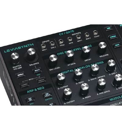 ASM Leviasynth Desktop 16-Voice Polyphonic Hybrid Algorithmic Synthesiser image 3