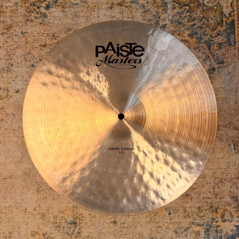 Paiste MASTERS Dark Crash 17” Gorgeous PAPER THIN Dark Complex at 1147 g Don’t Pay $500 For A Guess image 1