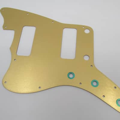 TG Jazzmaster - No Controls Upper USA/MIM - Gold Anodized, .063 thickness. image 2