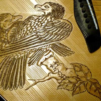 Blueberry Handmade Fanned Fret (Multi-Scale) Acoustic Guitar Jumbo Size Built to Order image 10