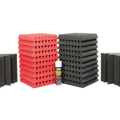 Universal Acoustics Mercury-1 Room Kit, Charcoal/Red image 2