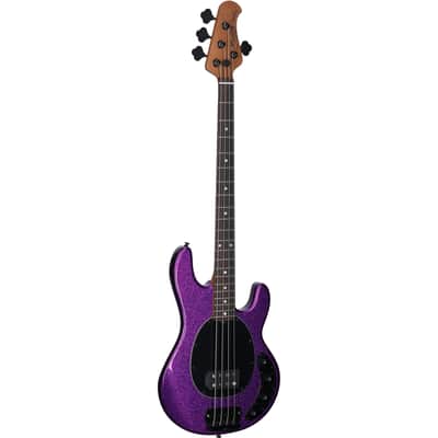 Sterling by Music Man StingRay RAY34 Electric Bass, Purple Sparkle image 6