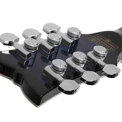 Schecter Solo-II Supreme See-Thru Blue Burst image 15