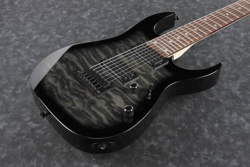 Ibanez GRG7221 7 String Electric Guitar Transparent Black Sunburst image 1