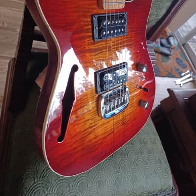 2005 G&L USA ASAT Semi Hollow - Cherryburst 6.5lbs image 5