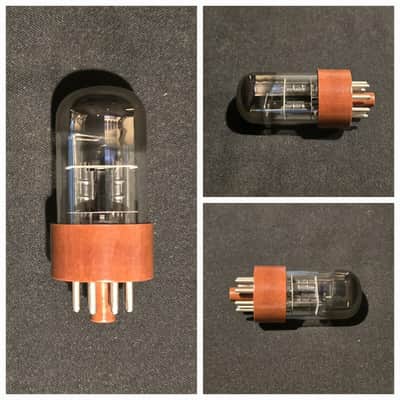 SYLVANIA JAN CHS 6SL7 WGT TUBE LEGENDARY BROWN BASE 1950s MILTARY TUBE NOS NIB image 2