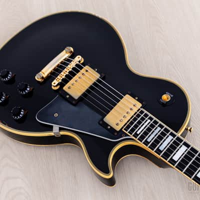1992 Gibson Pre-Historic ‘57 Les Paul Custom Black Beauty LPB7 w/ '57 Classic PAFs & Case image 10
